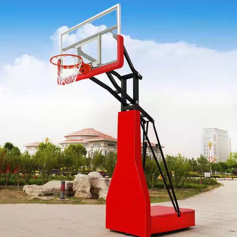 WEZHO Adjustable Portable Basketball Hoop System