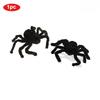 Halloween Extra Large Black Spider, Party Decor Giant Spider Web Prop, Realistic Plush Spider, Suitable for Home Bedroom