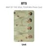 BTS MAP OF THE SOUL TOUR Мини-фотокарточка Официальная фотокарточка