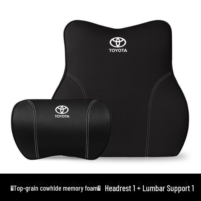 Подушка для подголовника и поясничной поддержки автомобиля для Toyota Corolla, RAV4, Camry, Highlander, Avalon