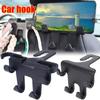 Universal Car Rear Seat Back Hook Multifunctional Car Headrest Hidden Storage Holder Adjustable Height Car Interior Accessories