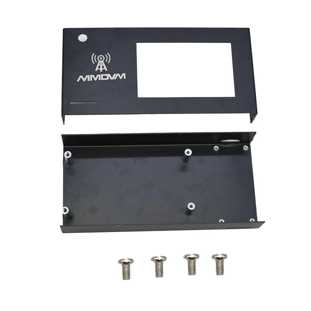 Защитный корпус для готового MMDVM Hotspot + 3,2-дюймовый ЖК-дисплей, металлический корпус, крышка P25 DMR