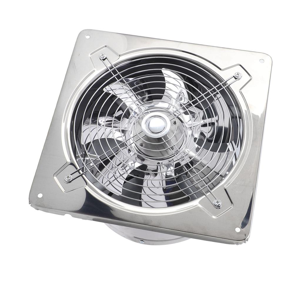 Exhaust Fan Multifunction Stainless Steel Kitchen Ventilation Fan for Kitchen Bathroom Warehouse