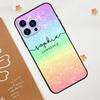 Personalised Name Watercolour Case For Apple iPhone 12 13 Mini 11 14 15 16 Pro Max Plus X XR XS Max Coque