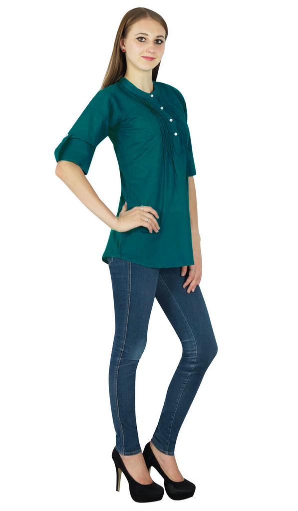 Boho Top Dress Solid Wear Casual Tunic Women Clothing Cotton Summer Sundress