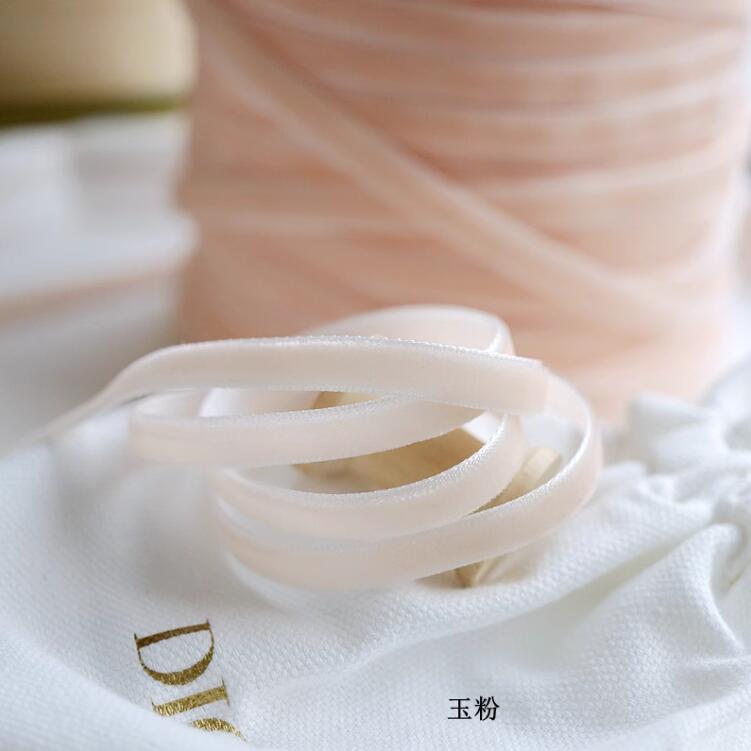 10 ярдов односторонней плюшевой ленты бархатной ленты DIY большой шерстяной шарик кружевное украшение аксессуар для волос материал