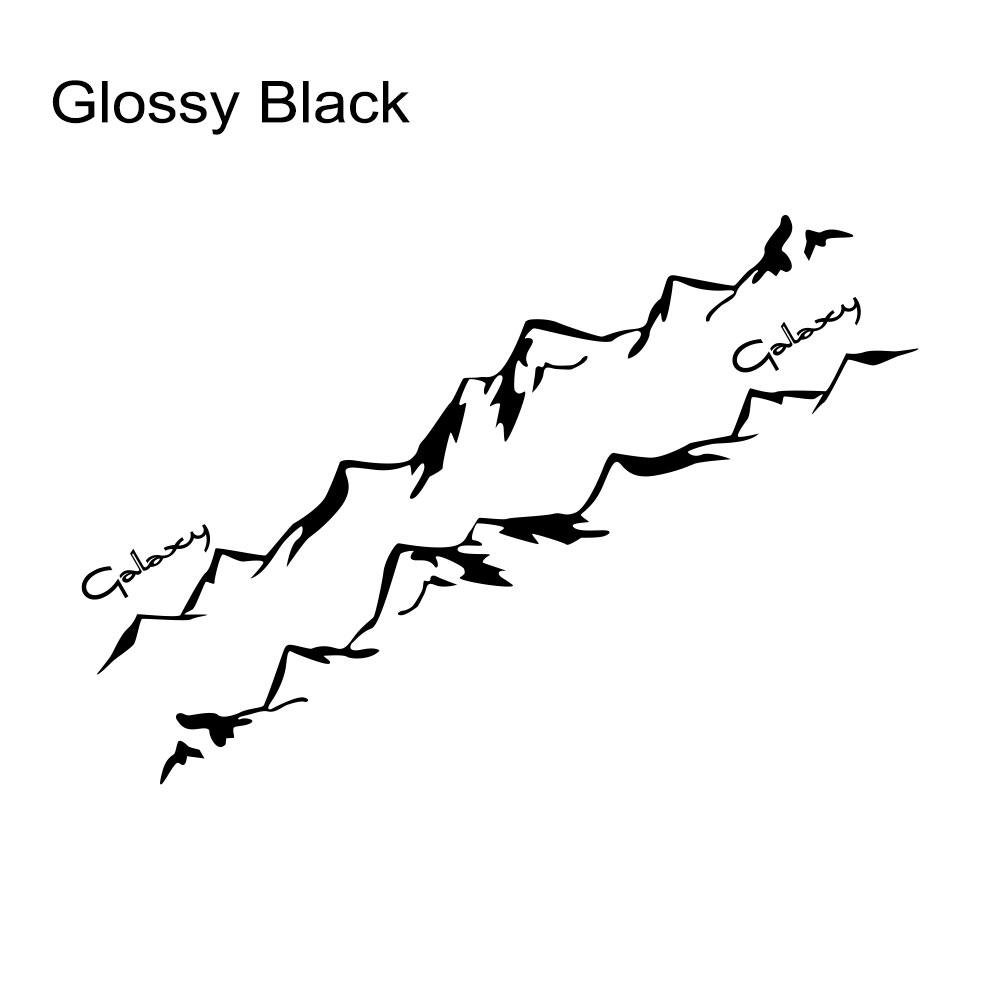 2PCS Car Stickers For Ford Galaxy MK1 MK2 Mk3 MK4 2 3 Tuning Accessories Auto Side Door Mountain Graphics Vinyl Film