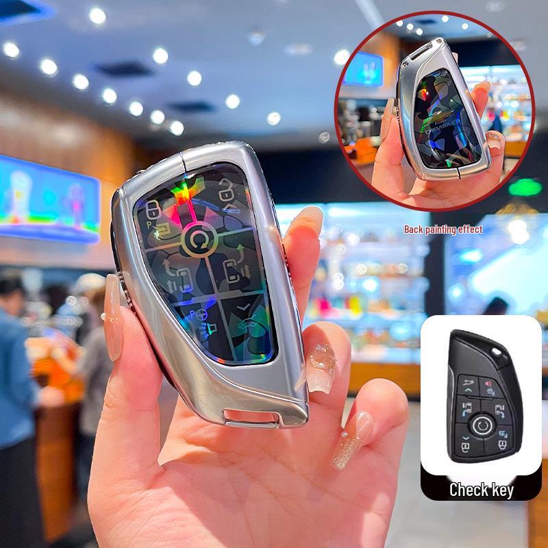 Премиальный чехол для ключа Chevrolet Equinox 2025 с металлической пряжкой - Аксессуары с полным покрытием