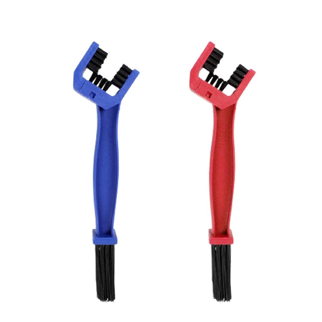Brush Cleaning Cycle Gear Maintenance Bicycle Motorcycle Chain 3-side Bristles Cleaning Brush