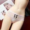 Sexy Breathable Lingerie Mesh Lace Underwear Women's Comfortable Low Waist Hollow Triangle Panties