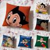Классический аниме-подушка Astro Boy Премиум-комфорт Двусторонняя наволочка - Дизайн "Два в одном" для любой комнаты и салона автомобиля