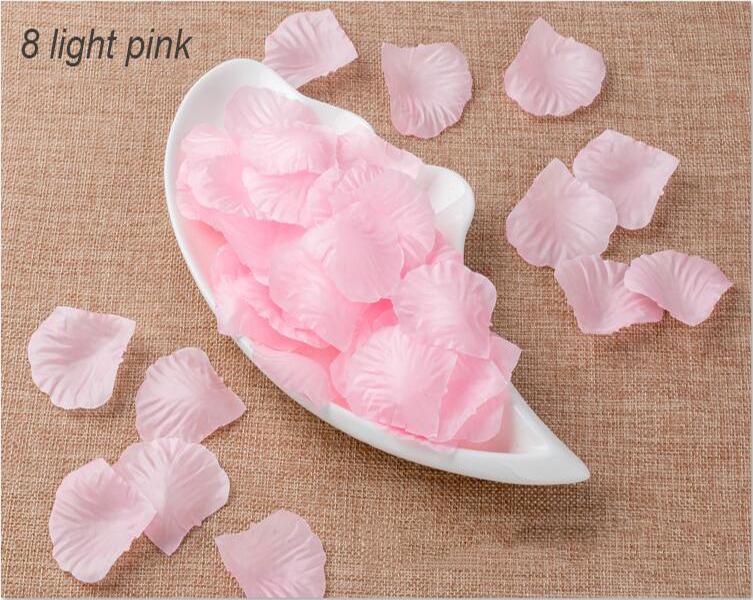 100 шт./пакет Шелковые лепестки роз Искусственные цветы Свадебные мероприятия Украшение стола Товары для вечеринок Конфетти AVE