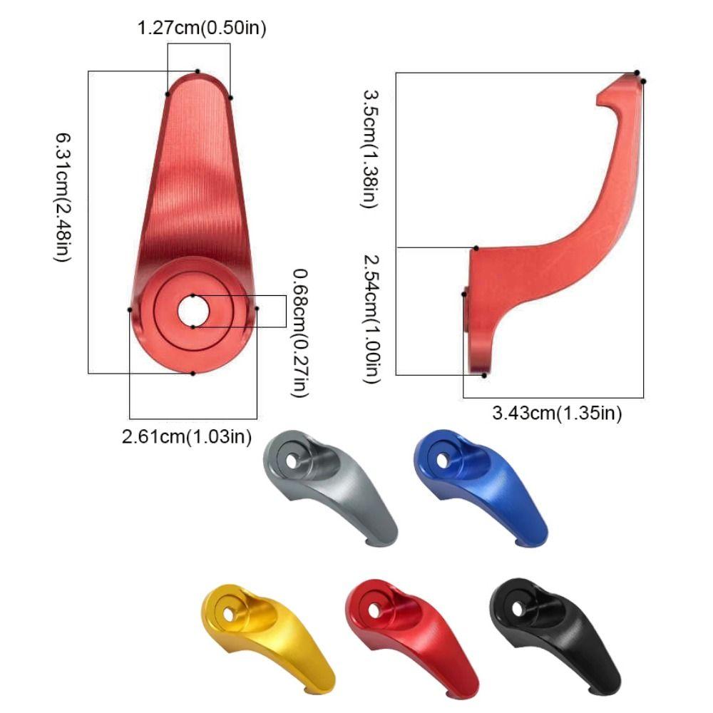 Multiple Color Bag Hanger Grip Durable Helmet Holder Aluminum Zinc Zinc Alloy Hook Motorcycle Accessories