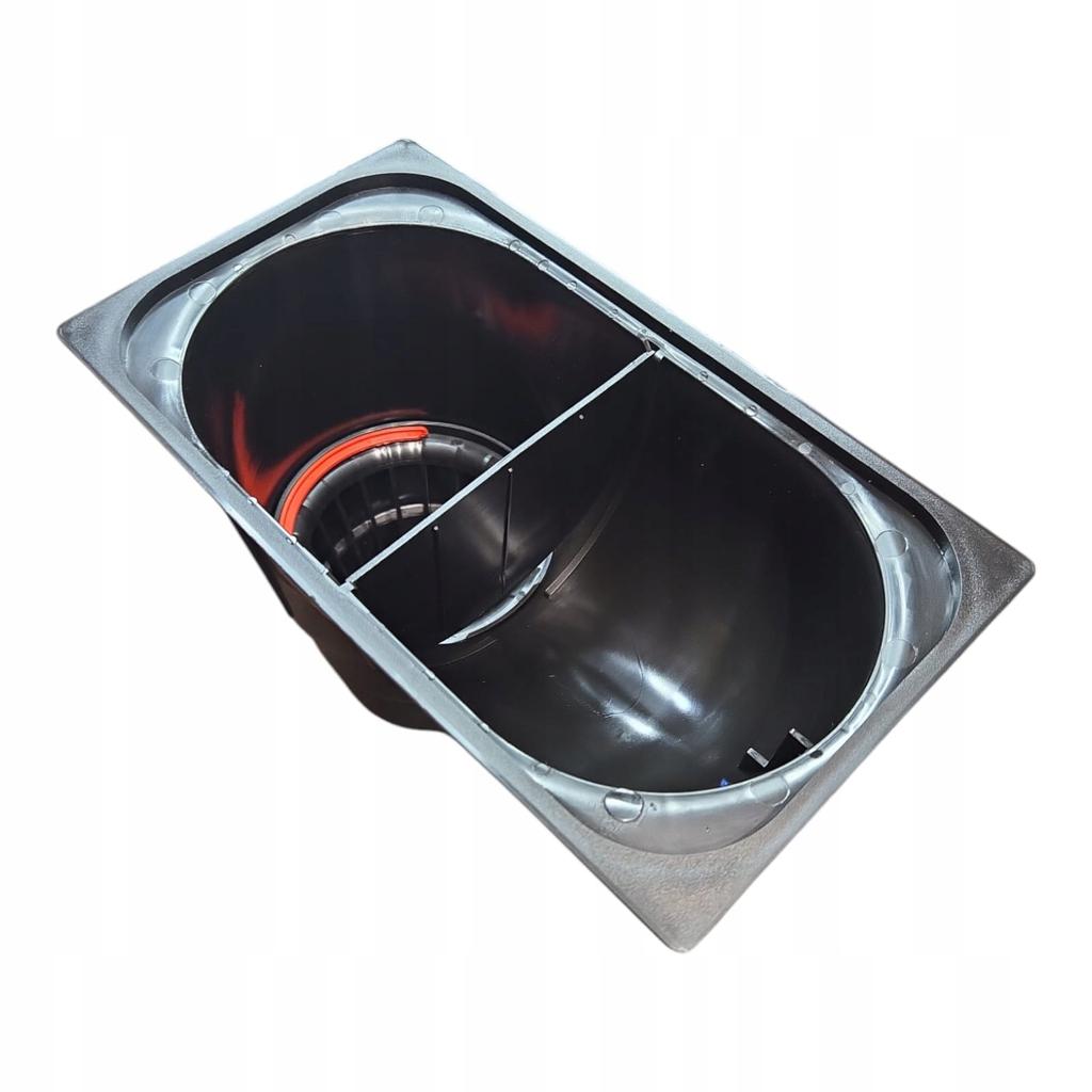 Gutter Sediment Tank 110/125, Black