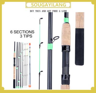 Удочка 3,0 м/9,8 футов фидерная удочка из углеродного волокна спиннинг для морской рыбалки