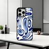 Турецкий L-Счастливый Синий Сглаз Чехол для Телефона Для iPhone17,16,15,14,13,12,11 Plus,Pro Max Магнитный Для Magsafe Беспроводной Зарядки