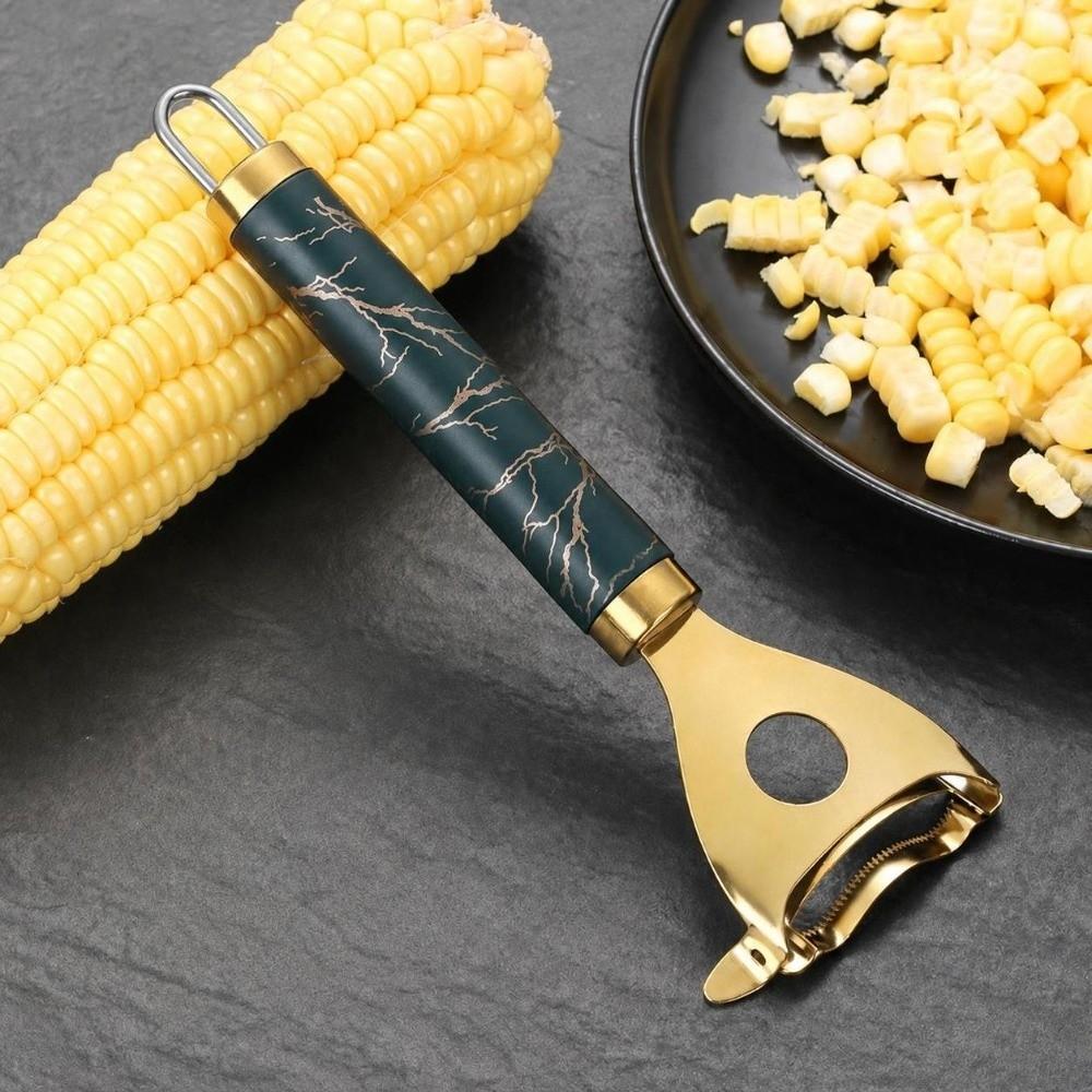 Anti Slip Handle Manual Corn Planer Stainless Steel Corn Cob Thresher For Kitchen