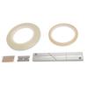 14 10 Inch Splicing Block Kit Aluminum Alloy Open Reel Tape Media with Splicing Tape Leader Tape