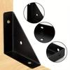 8pcs Heavy Duty Steel Right Triangular Angle Thicken Support Corner Stand  Furniture Hardware