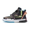Li Ning Youth Unrestrained Comfortable Casual High-Top Running Shoes Kids Running Shoes Black YKCR172-12
