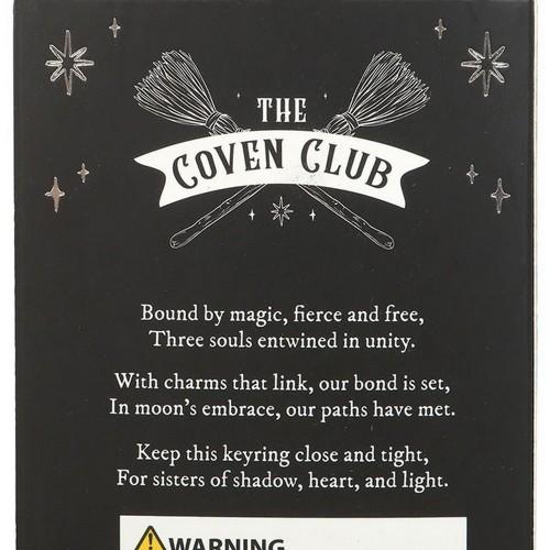 Something Different Coven Sisters Witch Hat Keyring (Pack of 3)