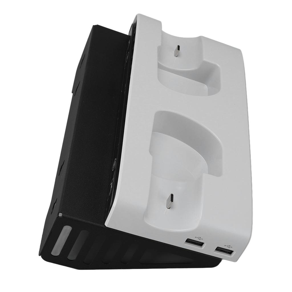 Зарядная станция для двух контроллеров с RGB-подсветкой, настенное крепление для игровой консоли, кронштейн для контроллера с гарнитурой