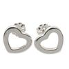 Used TIFFANY&Co. Pierce Heart Silver925/14 White Gold 3.0g Silver Accessories