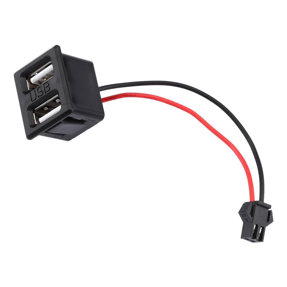 Двухслойная USB-розетка типа C для зарядки, розетка питания с разъемом для кабеля, новая