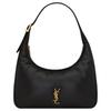Ysl Calypso Сумка-хобо мини с логотипом и застежкой-молнией Женские сумки Черный 791484-AACX7-1000