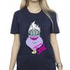 Disney Womens/Ladies Villains Ursula Unfortunate Soul Cotton Boyfriend T-Shirt