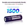 PALO AA Li-ion Rechargeable Battery HR6 2800mWh 1.5V AA Lithium Ion Batteries 2AAA Battery For MP4 Mouse
