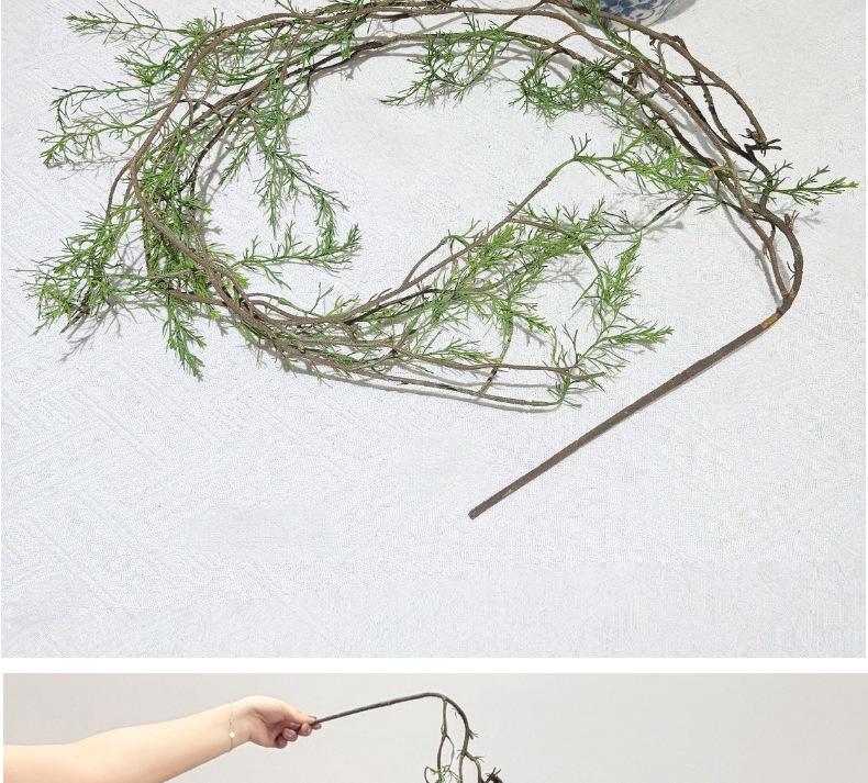 Simulated Forest Style Asparagus Moss Vine for Scenic Decor