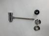 Classic Wall Mount Chrome Brass Body Brass Cartridge Time Delay Urinal Flushing Valve for Restroom