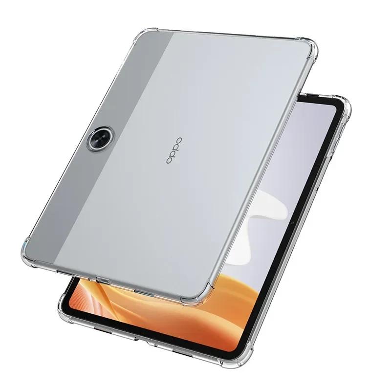 Мягкий прозрачный чехол для OPPO Pad Neo 11,4 дюйма, противоударный чехол из ТПУ с подушкой безопасности, силиконовый чехол Funda для OPPO Pad Neo 11,4