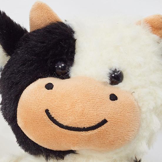 Cow Plush Stuffed Animal Toy 9 Inch Cow Plush Keychain Fluffy Cow Portable Stuffed Toy Perfect Birthday Gift