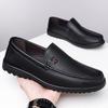 Мода 2025 Весна Осень Мягкая Кожаная Обувь для Мужчин Мода Повседневный Однотонный Легкий Лоферы Мужской Британский Стиль Новая Дизайнерская Обувь Мужчина