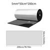 Car Acoustic Insulation Pad Auto Hood Engine Heat Insulation Sheet 50x200cm Aluminum Thermal Insulation Auto Accessories