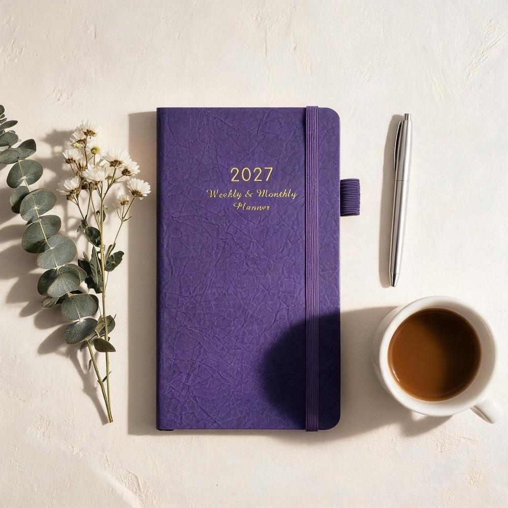 Lightweight 2027 Schedule Planner Notepad A6 To-do List Notebook Daily Planning