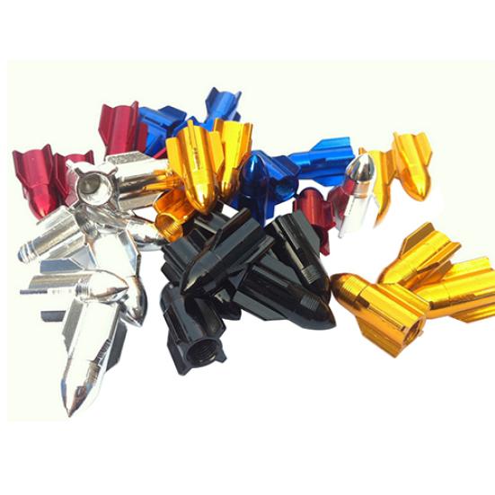 4 шт., автомобильный сплав, ракетный велосипед, алюминиевая шина, форма шины, колпачок стержня колеса клапана