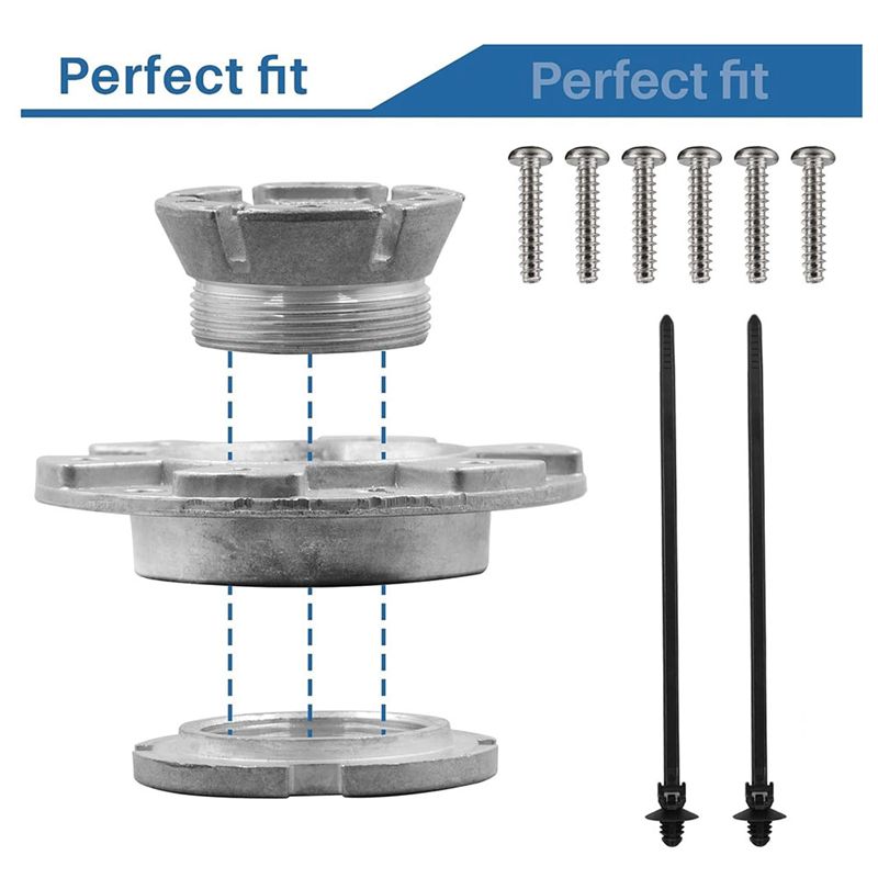 AEE2-W10324651 Washer Basket Drive Hub Kit -W10291416, W10291417, PS2581262 - Durable Repair For Quiet, Leak-Free Performance