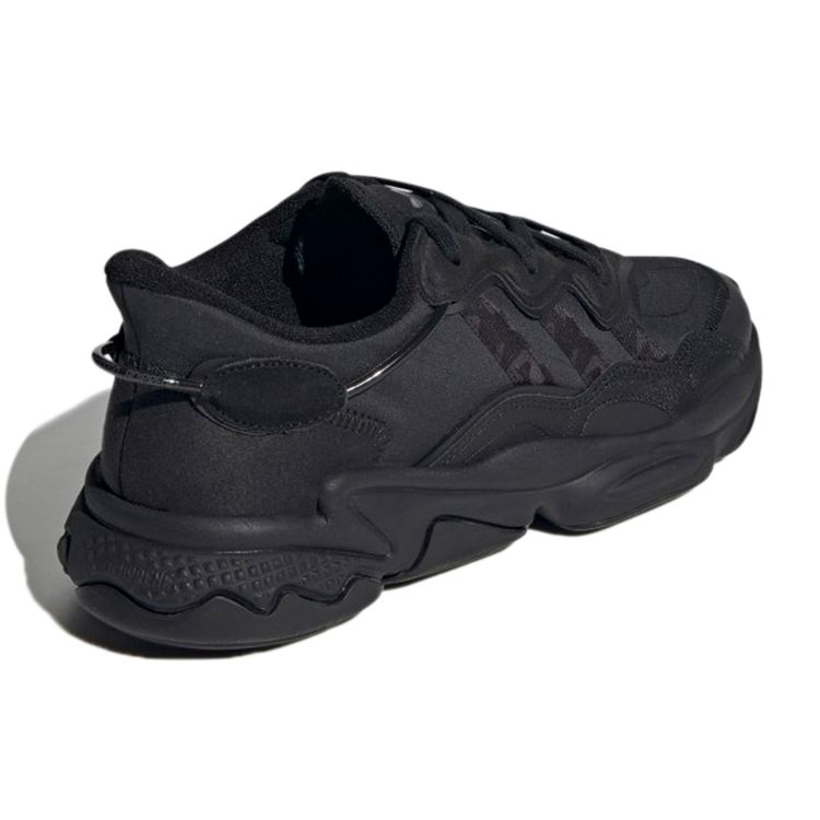 Adidas Черные камуфляжные кроссовки унисекс Ozweego Core-Black Grey-Four GX3295