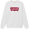 Levis Minimalist Comfortable Versatile Logo Print Casual Long Sleeve Sweatshirt Men Sweatshirt White 003YS-0002