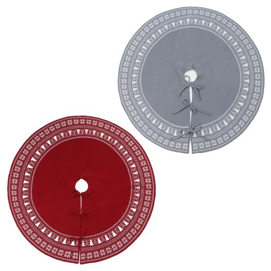 Вязаная юбка в виде рождественской елки в деревенском стиле с толстыми снежинками, юбка в виде рождественской елки, праздничный фермерский дом