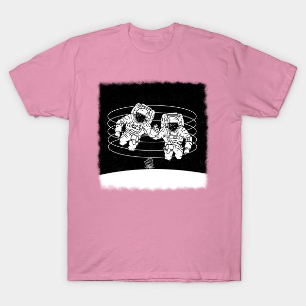 T Shirt Women Astronaut Life On The Moon Harajuku Print Kawaii Tshirt Summer Short Sleeve Female T-Shirt Top Tee