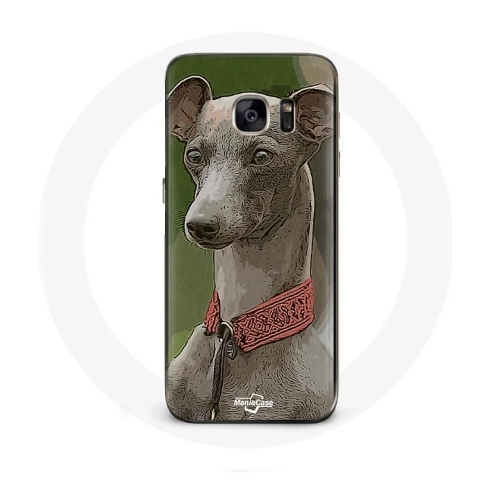 Coque pour Samsung Galaxy S6 Lévrier greyhound Gris