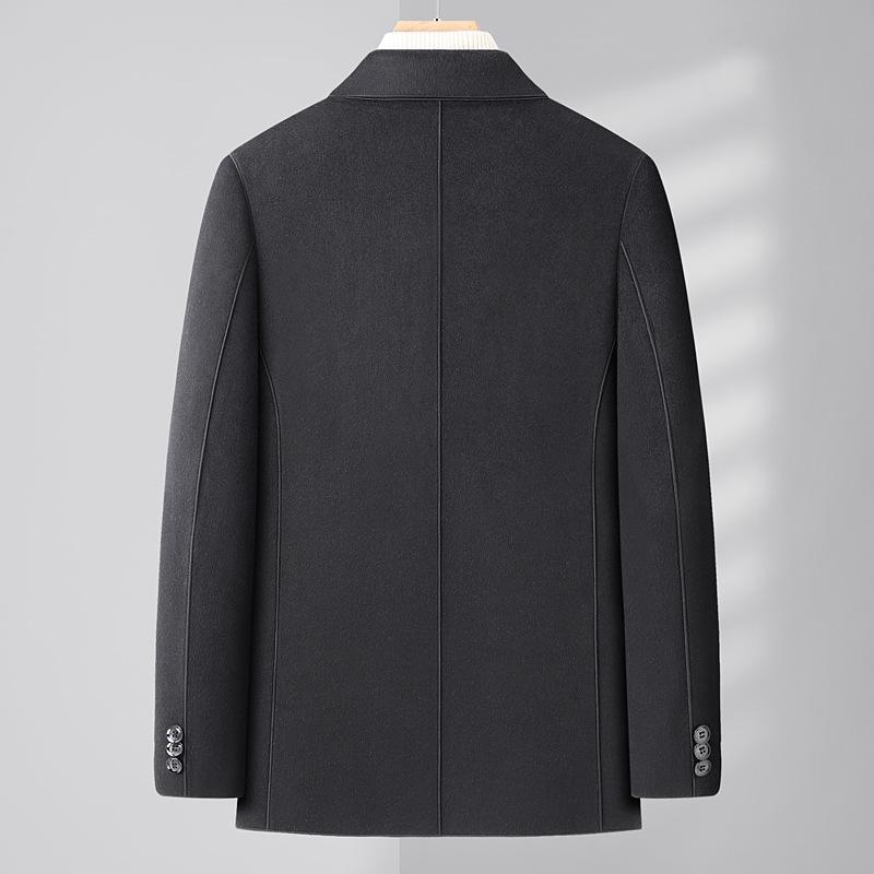 Осенний новый мужской шерстяной костюм деловой повседневный однобортный с двумя пуговицами молодежный корейский вариант костюма мужской пиджак