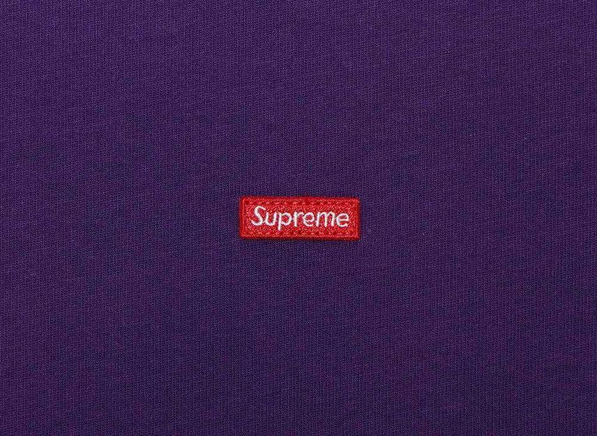 Supreme Small Box L S Tee Purple
