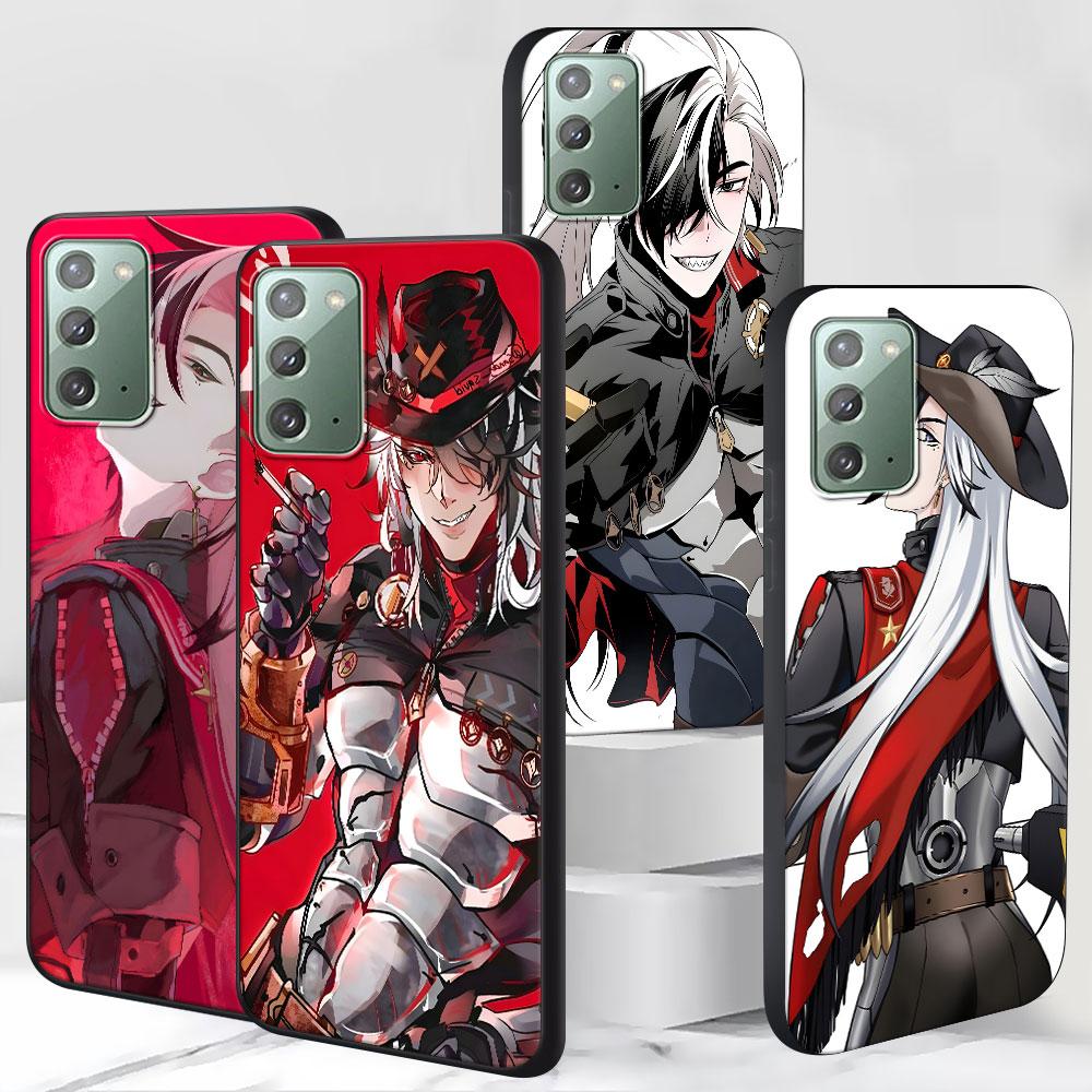 Чехол Honkai Star Rail Boothill для Samsung Galaxy Note 20 Ultra 10 Plus 9 8 ТПУ Чехол для телефона Note 10 Lite Черный Мягкий чехол Funda