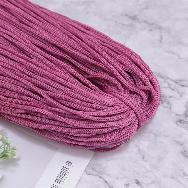 Легкое тело Кристалл средней толщины Шляпная нить Вязаная вручную весенне-летняя хрустальная нить Шерстяная нить Полая нить Подушка для вязания крючком