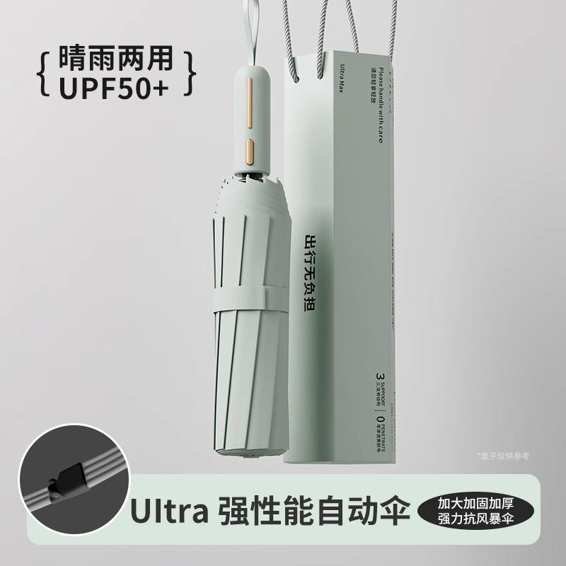 Зонт автоматический зонт двойной зонт увеличенный утолщенный усиленный мужской складной женский зонтик от солнца портативный защита от УФ-лучей